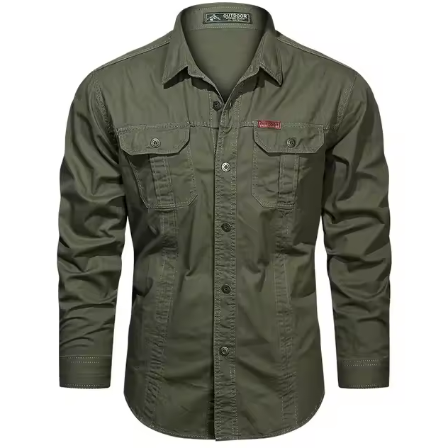 New Autumn Solid Color Casual Sleeve Shirt