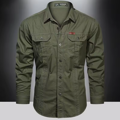 New Autumn Solid Color Casual Sleeve Shirt